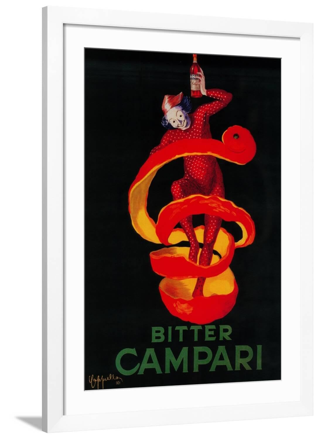 Amazon.com: ART.COM Wall Art Print Bitter Campari Vintage Poster